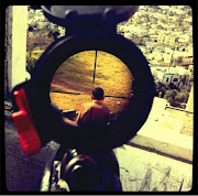 This is the image reportedly posted on the sniper's Instagram account. Photograph: Instagram/electronicintifada.net, which has since been removed.