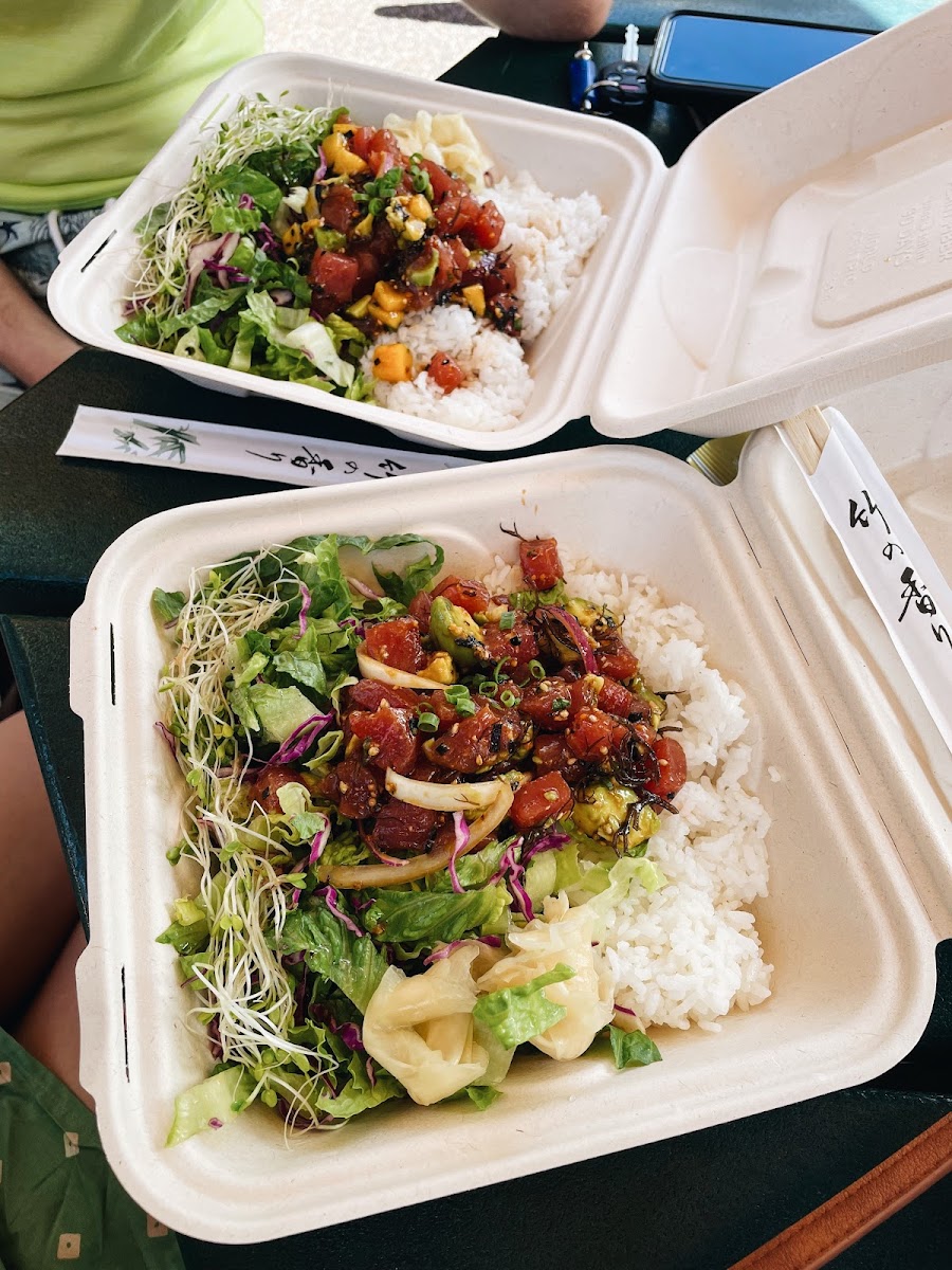 Gluten-Free Poke at Hanalei Poke