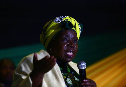 NEC Nkosazane Dlamini-Zuma during a by-election in Nquthu.