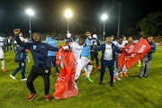 Bidvest Wits are the 2016/17 PSL champions after the Absa Premiership match against Polokwane City at Bidvest Stadium on May 17, 2017 in Johannesburg, South Africa.