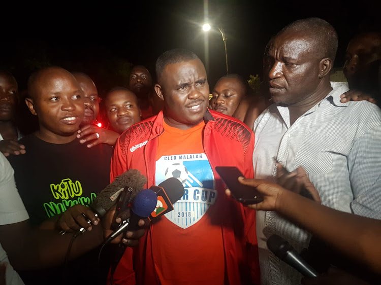 Kakamega Senator Cleophas Malala when he was released from Kisumu Central Police Station on May 19, 2019.