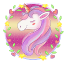ダウンロード Pink glitter Cute Unicorn Rainbow Theme をインストールする 最新 APK ダウンローダ