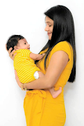 Dellisa Moodley with Atreus, now four months old.