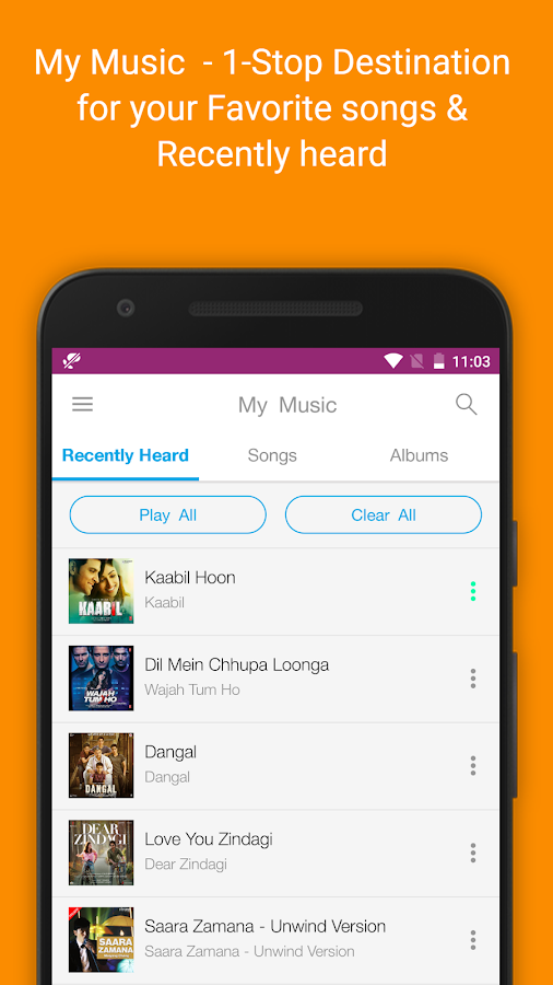    JioMusic - HD Music & Radio- screenshot  