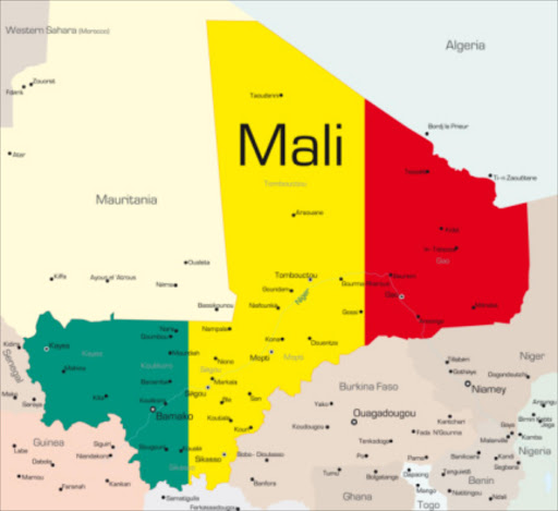 Mali map. File