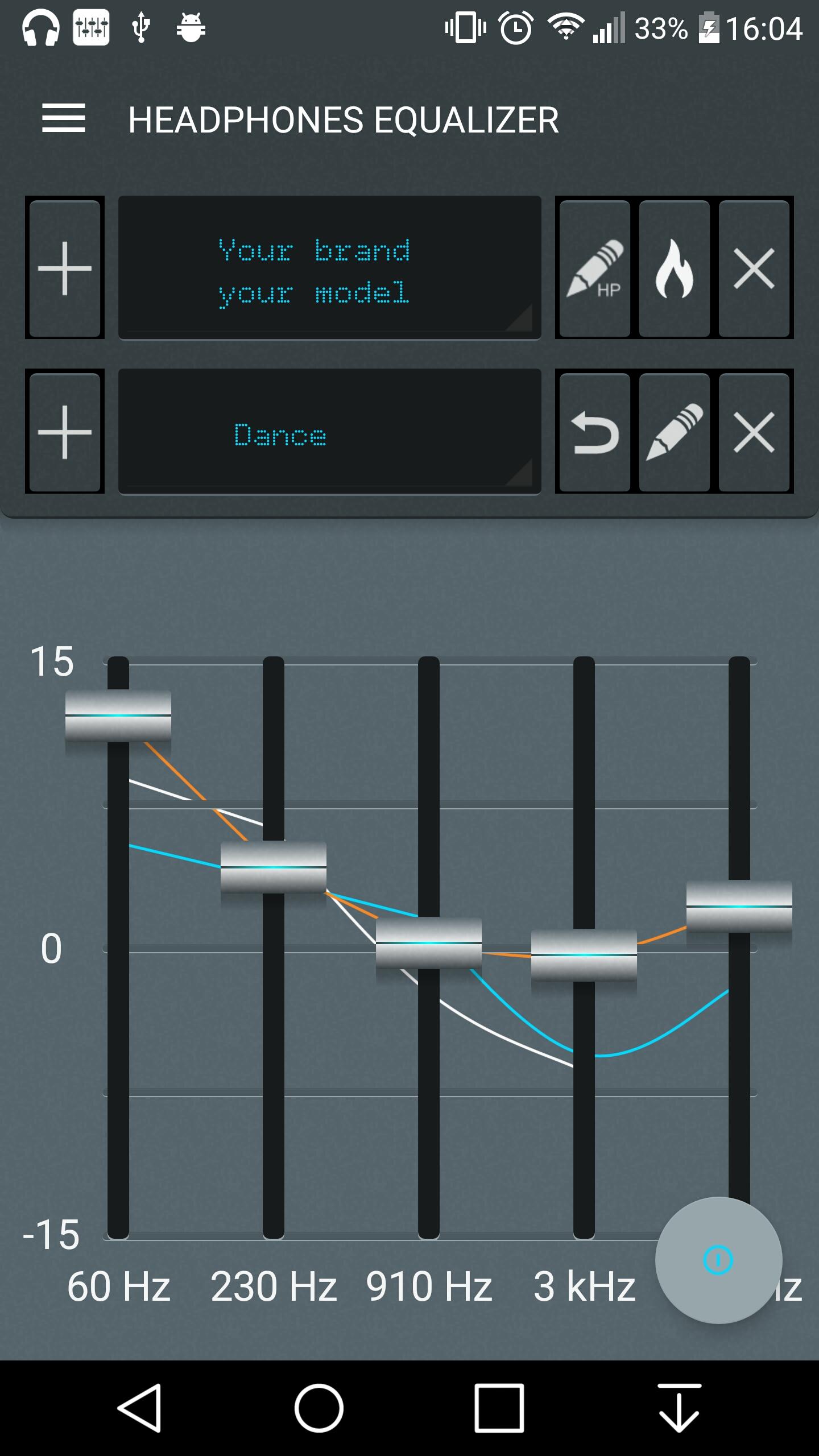Android application Headphones Equalizer - Music & Bass Enhancer screenshort