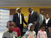 Gauteng Premier David Makhura at the opening of the new school in Braamfischerville‚ Soweto.