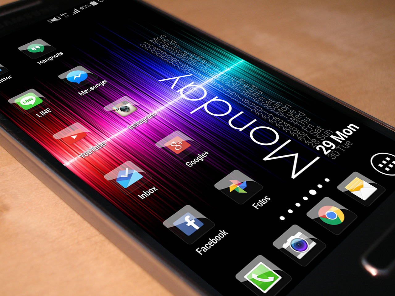 Android application Glossy Theme HD Icon Pack VIP screenshort