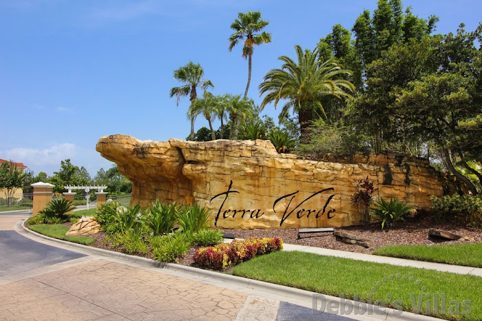 Entrance to Terra Verde, a popular gated community in Kissimmee