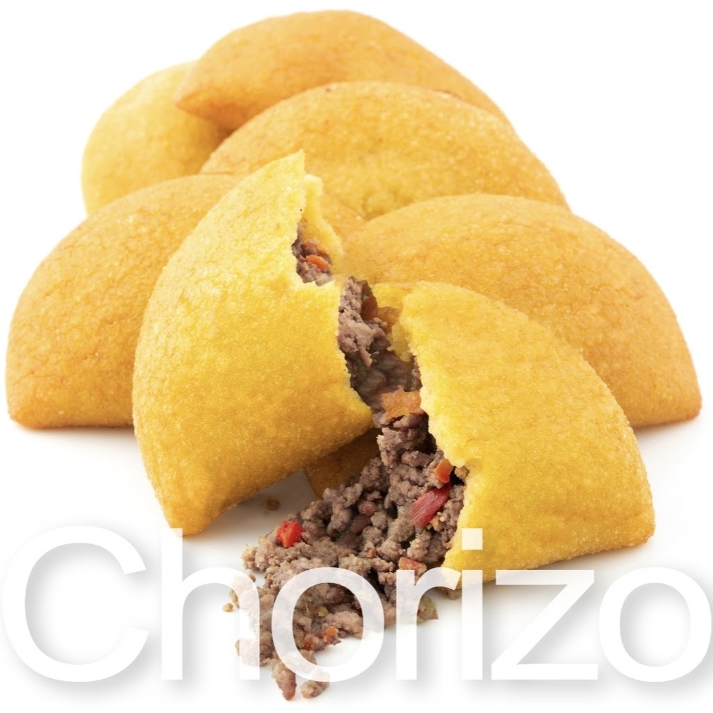 Chorizo mini empanadas,  also frozen  for heat and serve