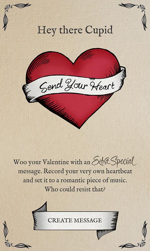 Android application Send Your Heart screenshort