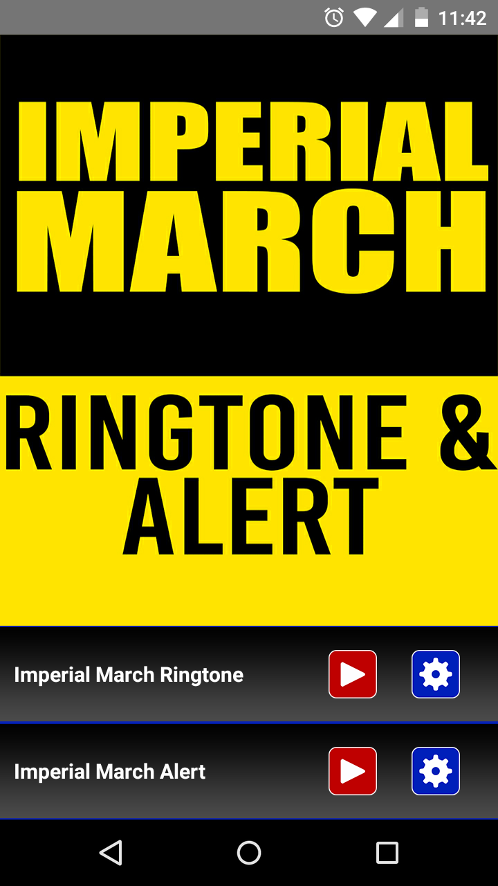 Android application Imperial March Ringtone &amp;Alert screenshort