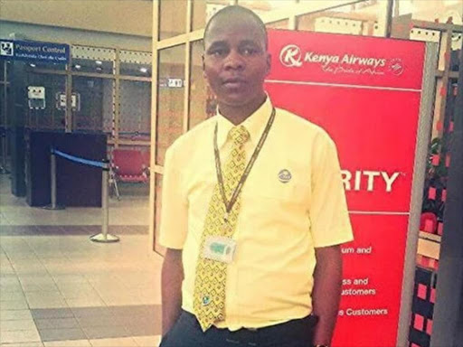 Kenya Airports Authority employee Ken wa Mwangi /COURTESY