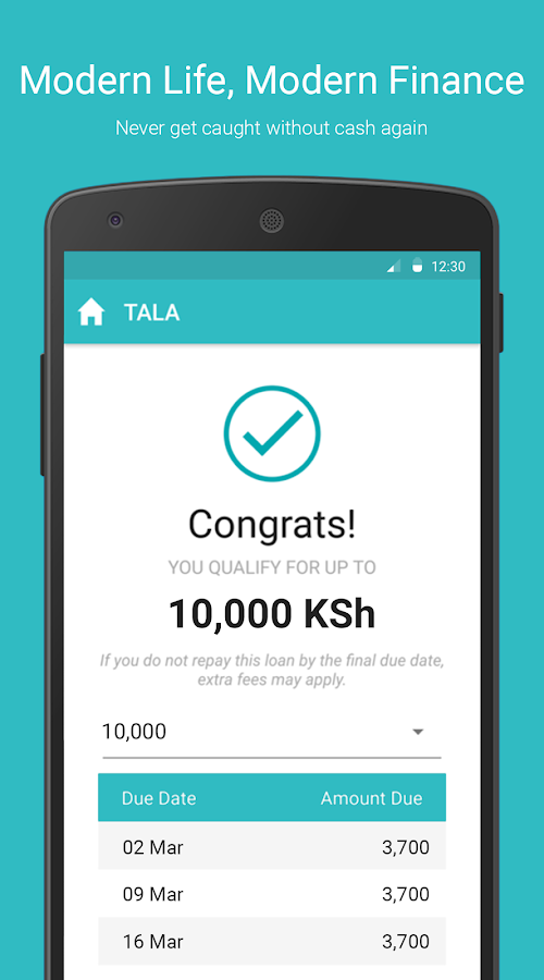    Tala (formerly Mkopo Rahisi)- screenshot  