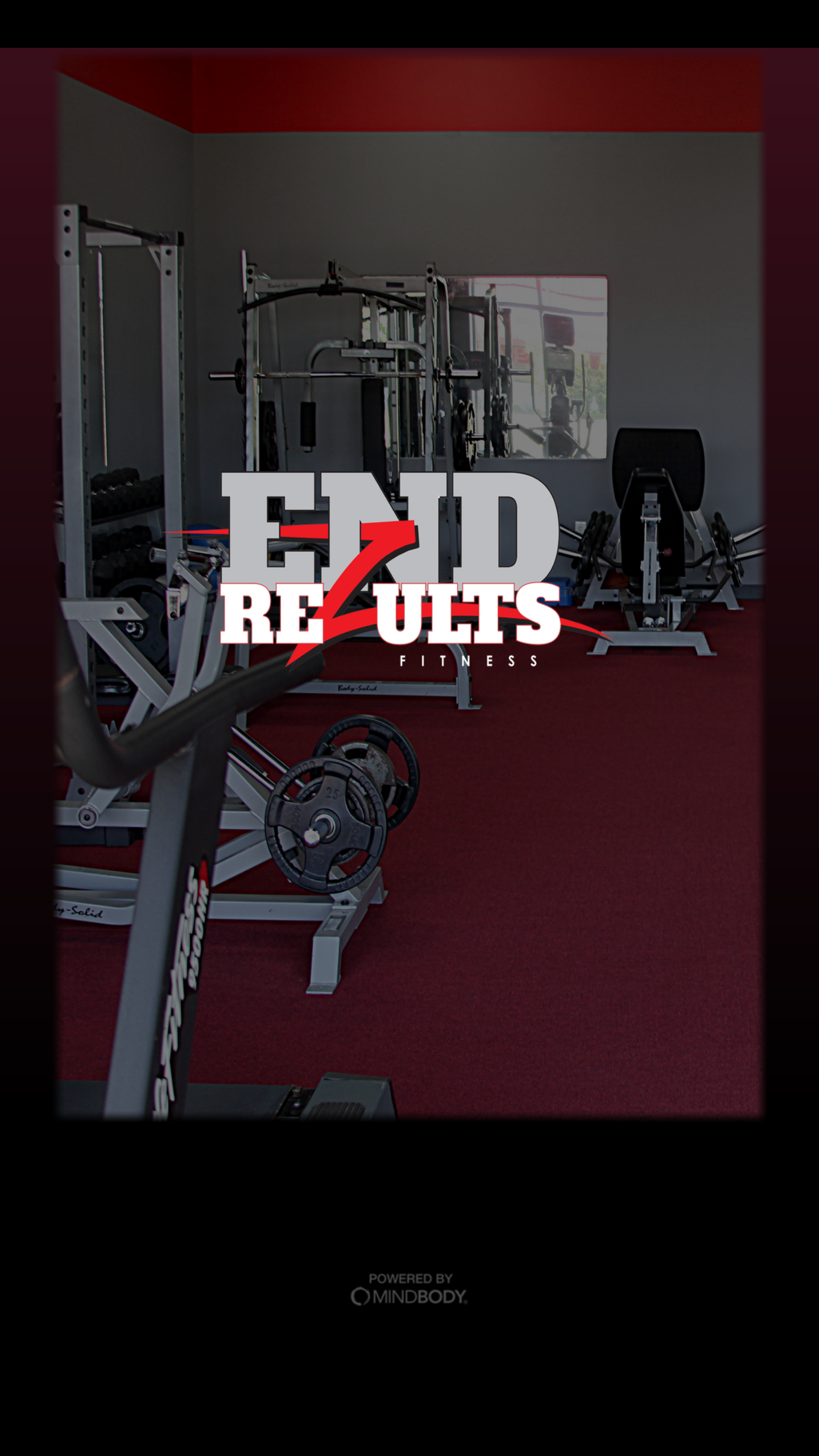 Android application End Rezults Fitness screenshort