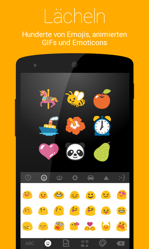 Android application Ginger Keyboard - Emoji, GIFs, Themes & Games screenshort