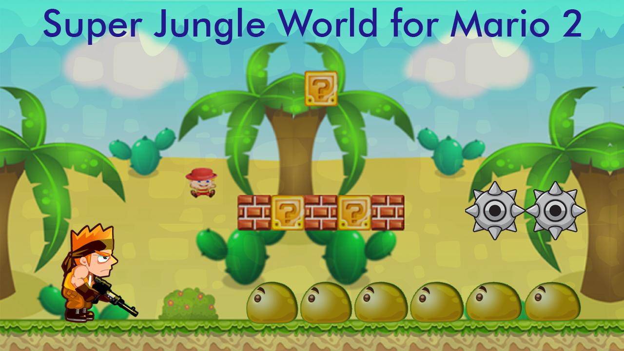 Android application Super Jungle World for Mario 2 screenshort
