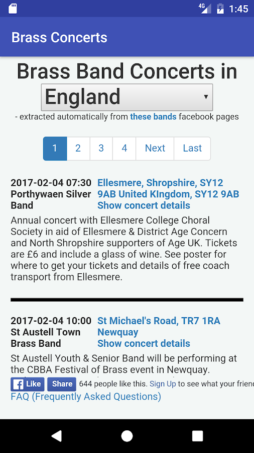 Brass Band Concerts — приложение на Android