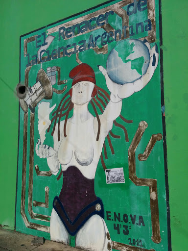 Mural Renacer De La Ciencia Argentina 