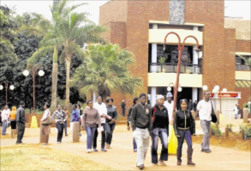 NOT HAPPY: University of Venda studentsare upset about power outages on campus, saying management does not have their interests at heart. © Sowetan.