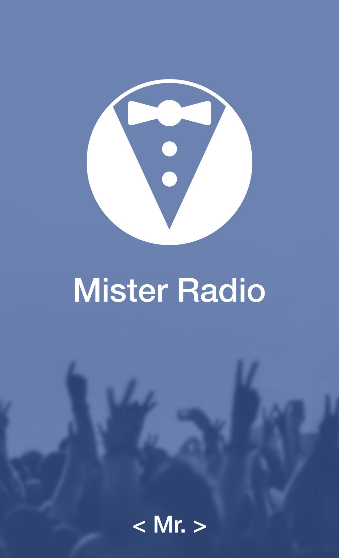 Android application Mr. (music radio) screenshort