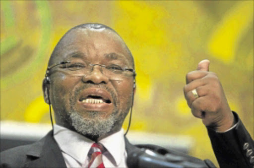 SCATHING: ANC general secretary Gwede Mantashe says Numsa are making an assumption that there is no ANC. PHOTO: HALDEN KROG