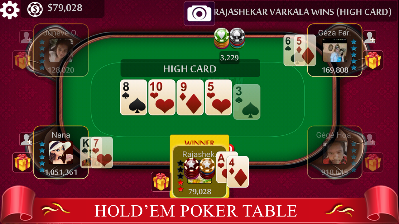 Android application Texas HoldEm Poker FREE - Live screenshort