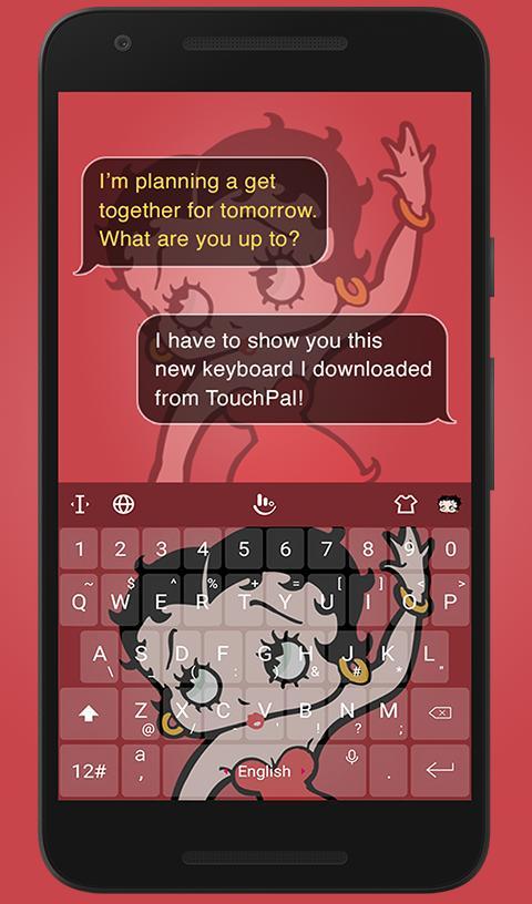 Тема для клавиатуры Betty Boop — приложение на Android