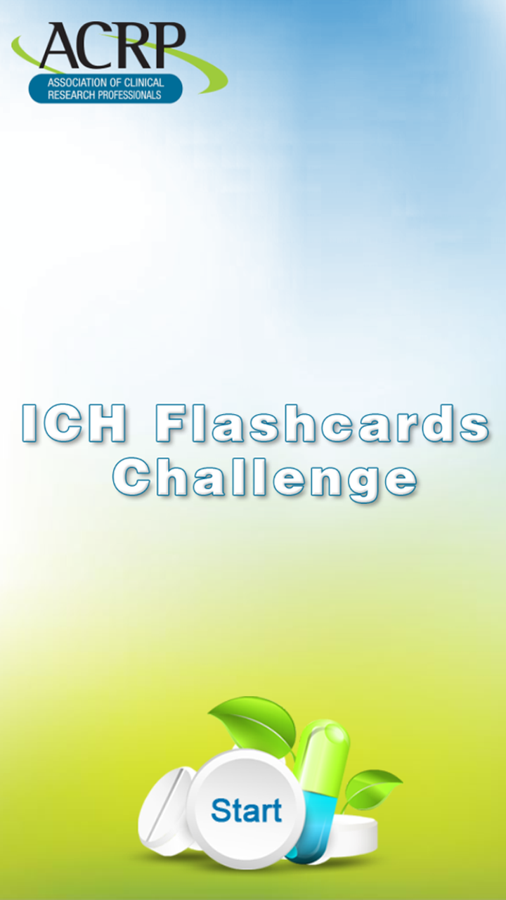 Android application ACRP ICH Flashcards Challenge screenshort