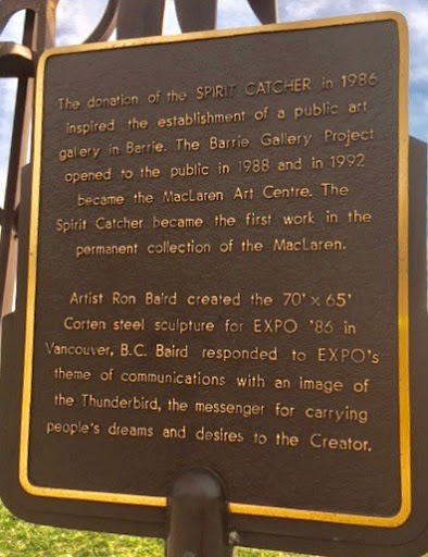 The donation of the SPIRIT CATCHER in 1986 inspired the establishment of a public art gallery in Barrie. The Barrie Gallery Project opened to the public in 1988 and in 1992 became the MacLaren Art...