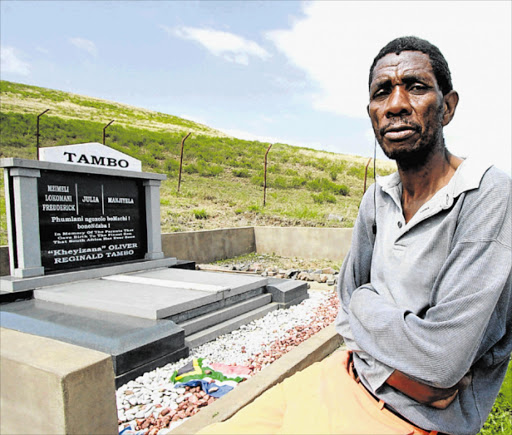 MAN OF HONOUR: OR Tambo’s eldest nephew Mzukisi Tambo is happy to see major developments taking shape in Nkantolo village in recognition of the huge contributions that OR Tambo made during the struggle for freedom Picture: LULAMILE FENI
