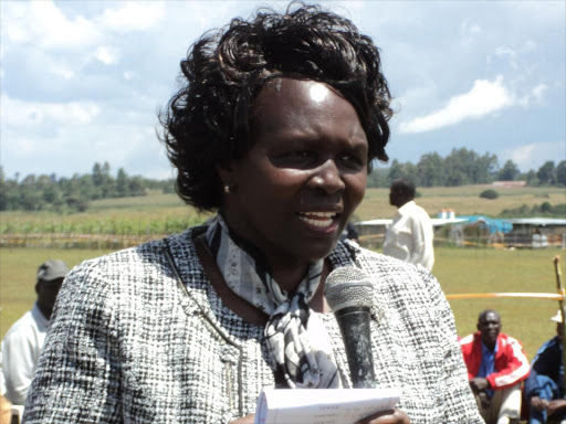 Former Eldoret East MP Professor Margaret Kamar at a function in Eldoret in September 15, 2013. Photo/file