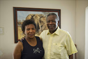 Former police commissioner Jackie Selebi and his wife Anne during an interview at his home on October 12, 2013 in Pretoria, South Africa. Selebi was released on medical parole in 2012 after being convicted for fraud.