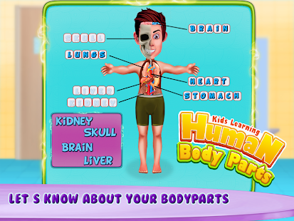 Kids Human Body Parts: Learning Game Screenshot