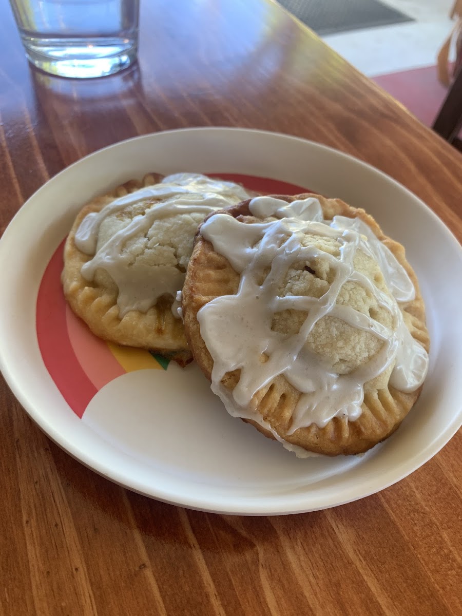 Gluten-free and vegan pop tarts, featuring seasonal fruit fillings