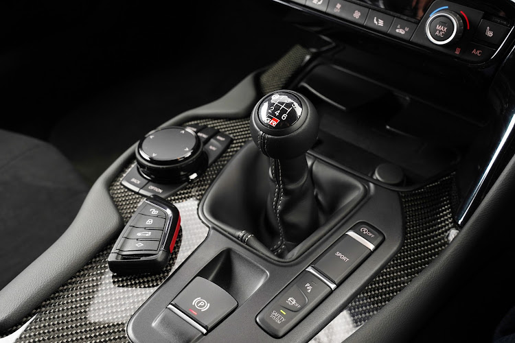 The six-speed manual makes for a more hands-on driving experience. Picture: SUPPLIED