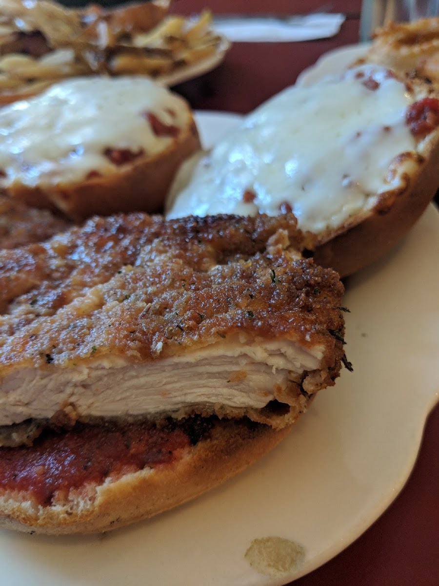 Chicken parm sandwich ! Delicious !