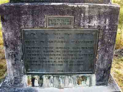Date of Battle June 9, 1836 On this site was fought the battle of Sheperd's Plantation between Creek Indians and pioneer settlers aided by volunteer soldiers stationed at forts Ingersol-Jones and...