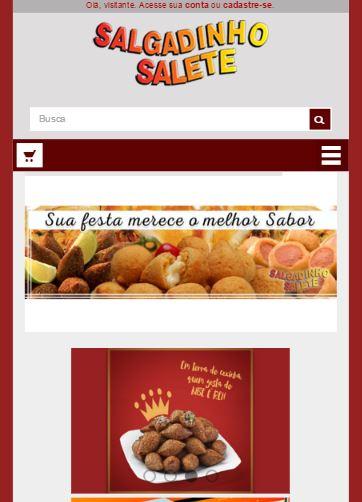 Android application Salgadinho Salete screenshort