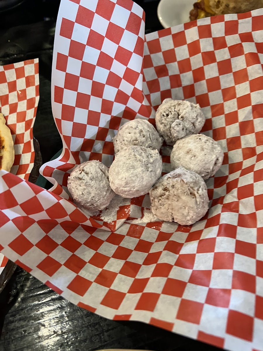 These warm sourdough donuts were WOW