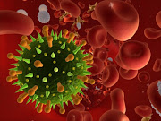 Influenza virus, illustration.
