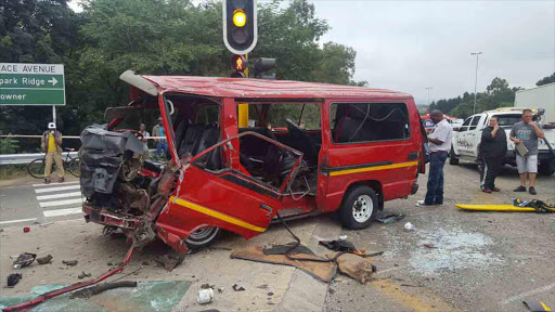 children were injured when a taxi and a light motor vehicle collided in Randpark Ridge, Johannesburg. Picture: SUPPLIED