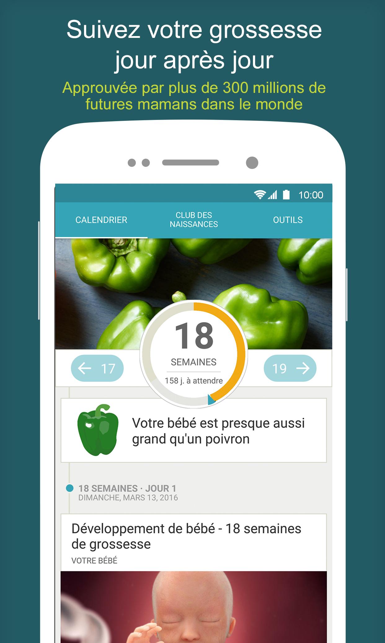 Android application Pregnancy App & Baby Tracker screenshort