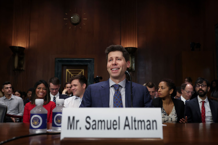 Samuel Altman, CEO of OpenAI, appears for testimony before the US Senate judiciary subcommittee on privacy, technology and the law, May 16 2023, Washington, DC. Picture: GETTY IMAGES
