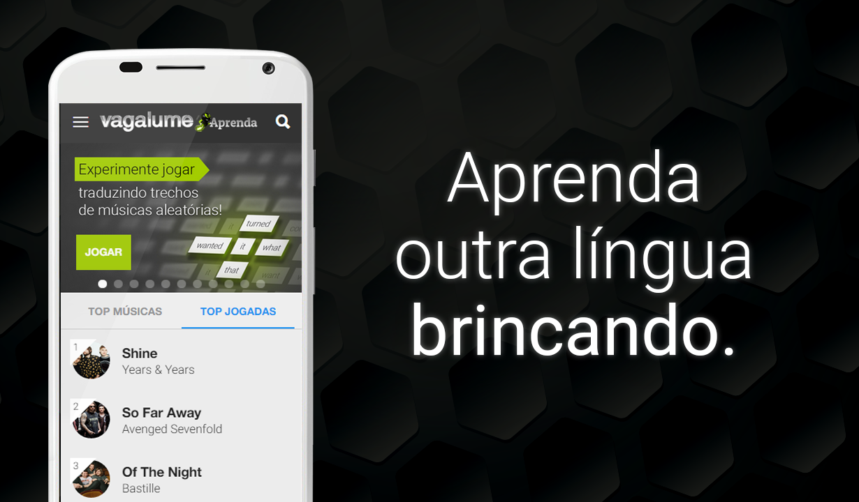 Android application Vagalume Aprenda screenshort