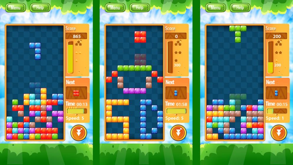 Android application Brick Puzzle Classic screenshort
