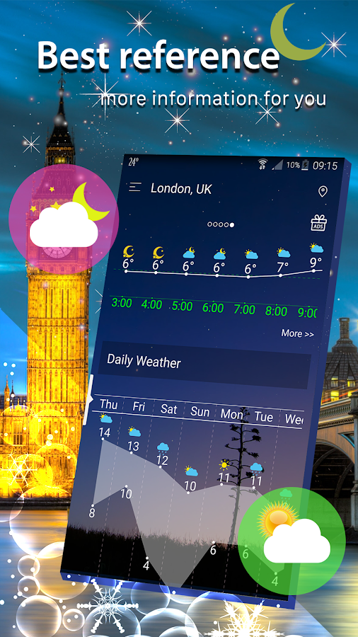 Погода — приложение на Android