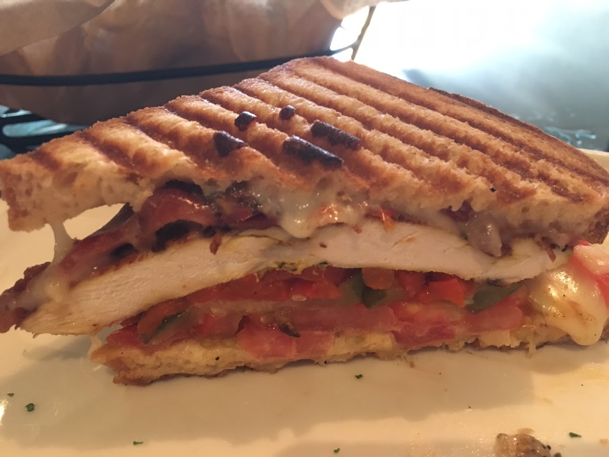 Gf chicken panini