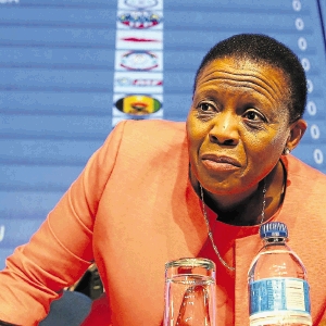 The Information Regulator's chairperson, advocate Pansy Tlakula. Its CEO Marks Thibela says underfunding will affect the regulator's ability to deliver on its mandate.