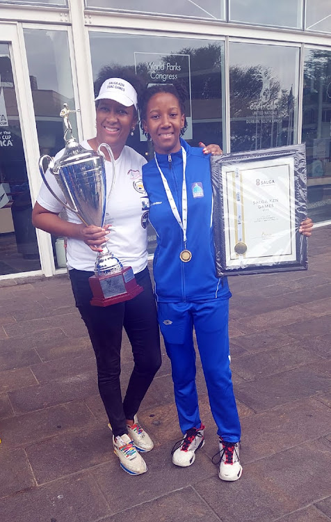 Promoter Zandile Malinga and her daughter Athandiwe